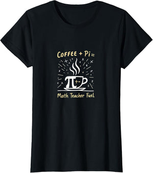 Math Teacher Coffee + Pi Fuel Equation Humor Gift