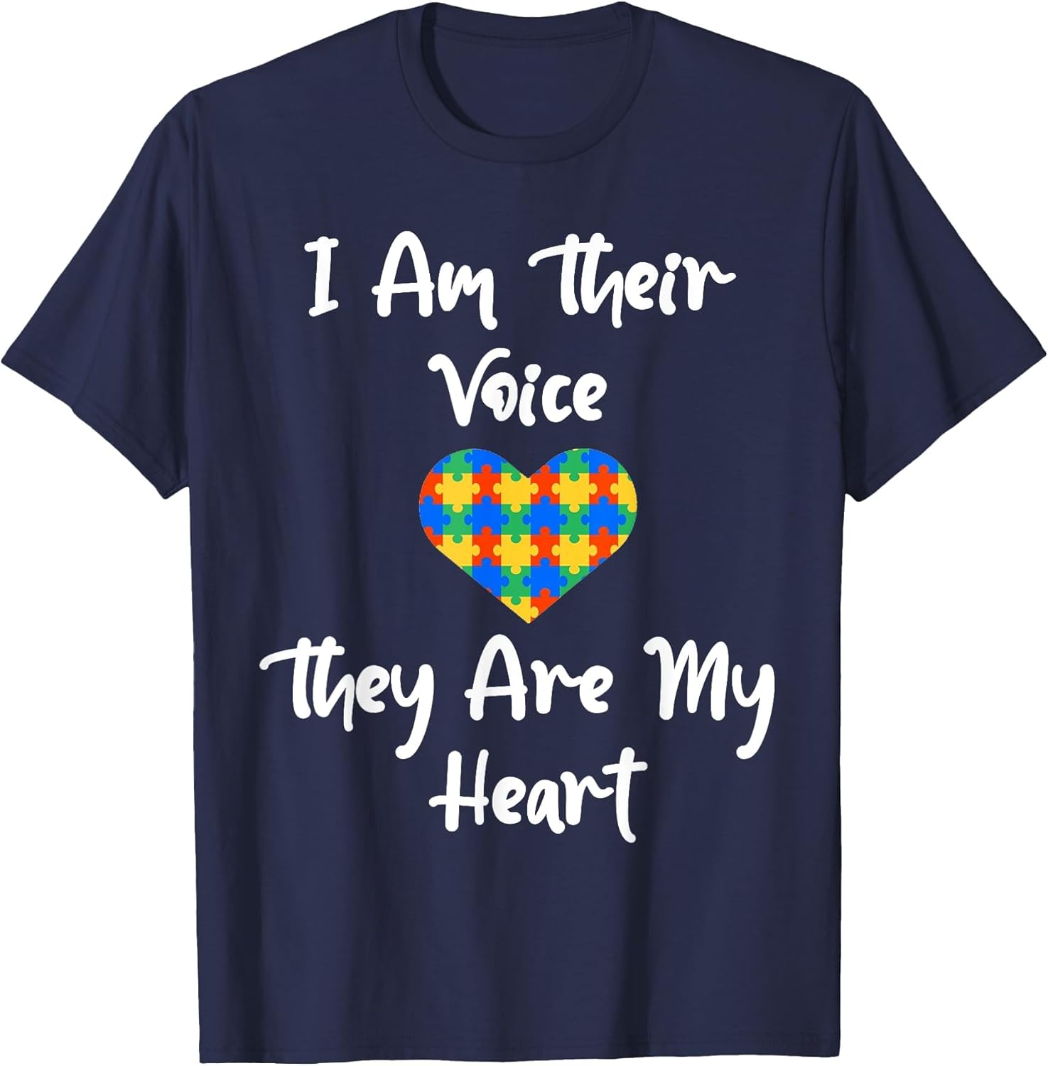 I Am Their Voice They are My Heart Fun Autism Teacher