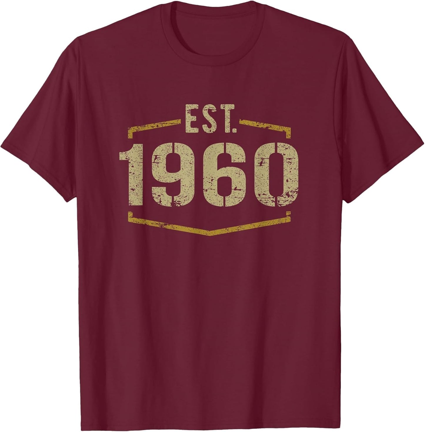 Est 1960 Vintage Style Established 1960 Birthday Design
