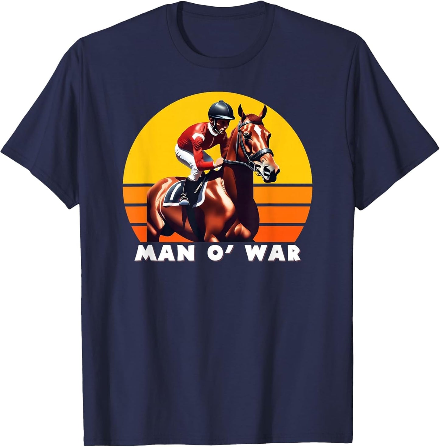 Man o' War Horse, Horse Racing Shirt, Del Mar, Santa Anita