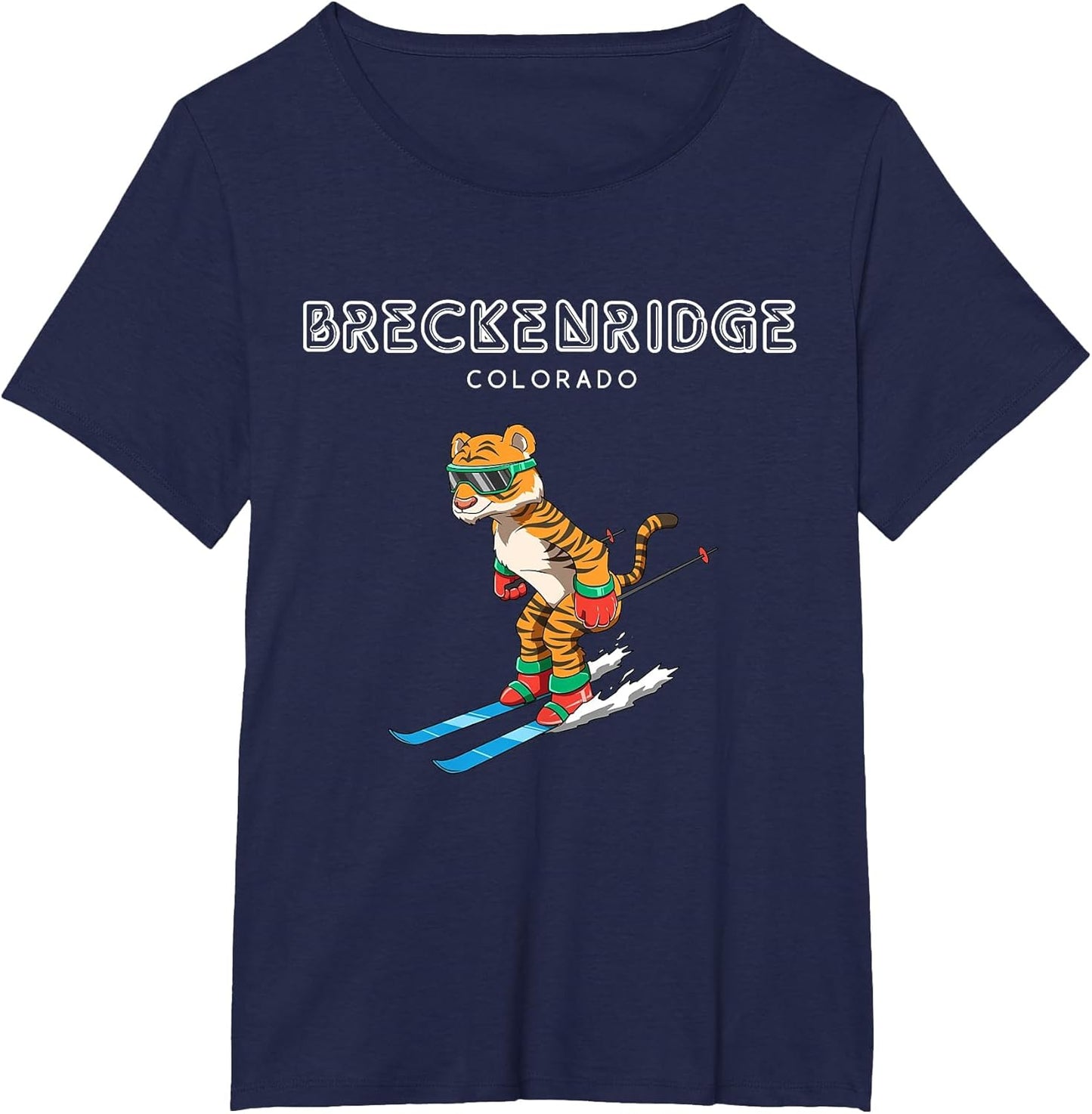 Breckenridge Colorado - Funny Ski Tiger