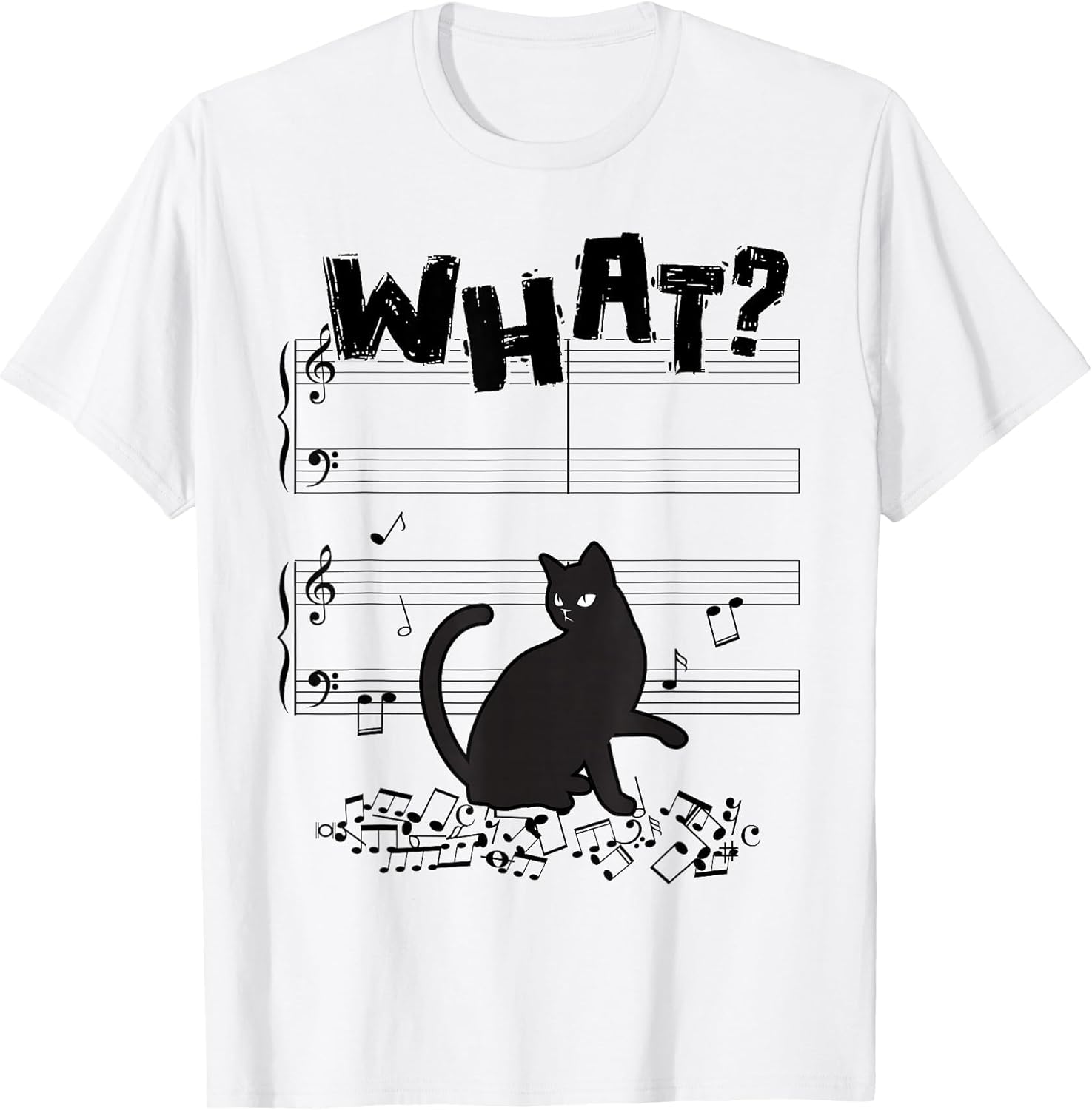 Cat What Funny Cat Music Note