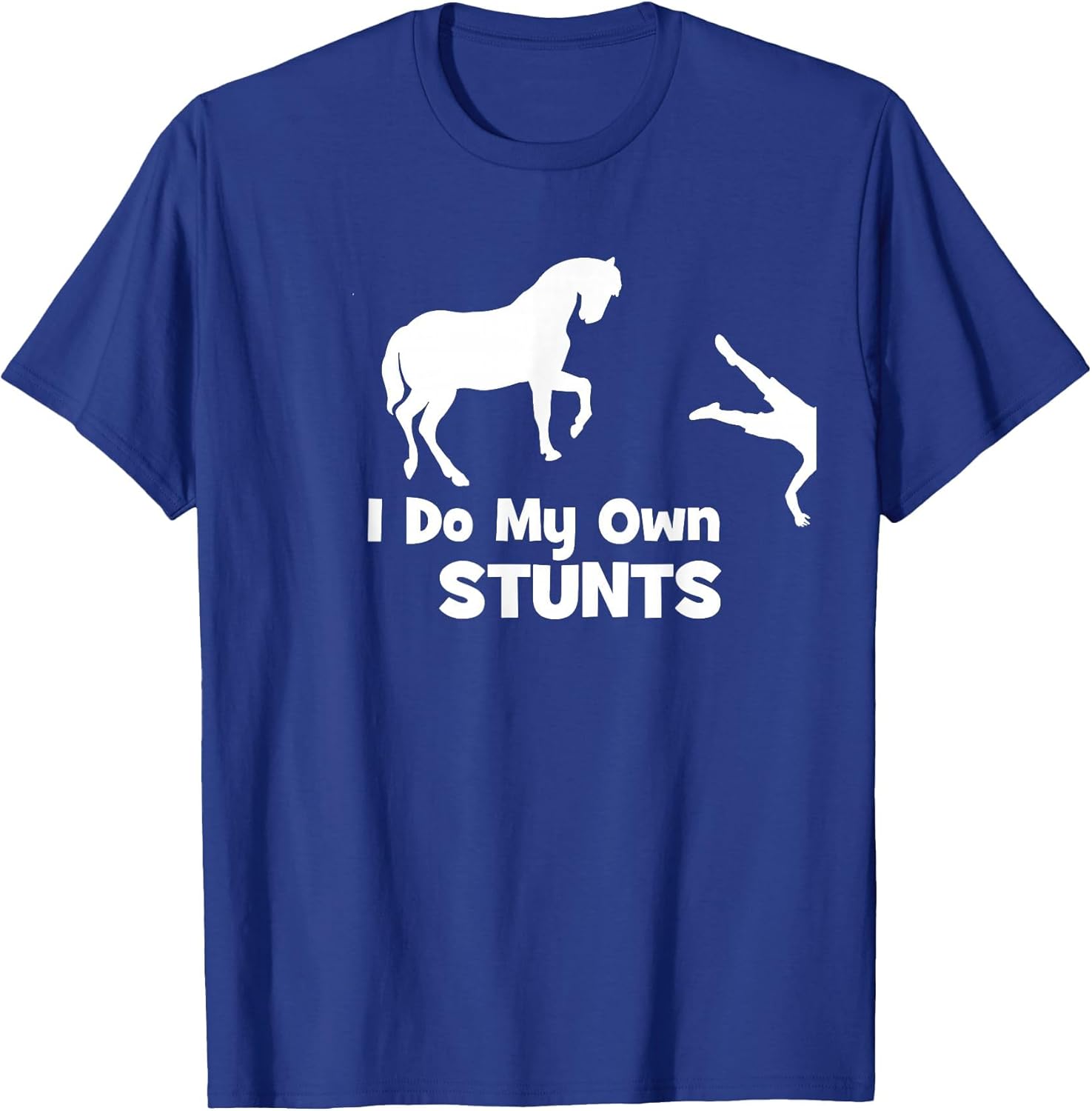 I Do My Own Stunts Shirt - Funny Horse