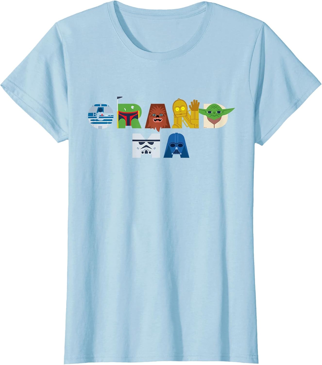 Star Wars Grandma Character Letters Family Trip Matching
