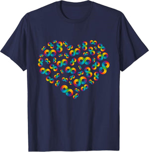 Autism Awareness Heart Acceptance Rainbow Infinity Symbol