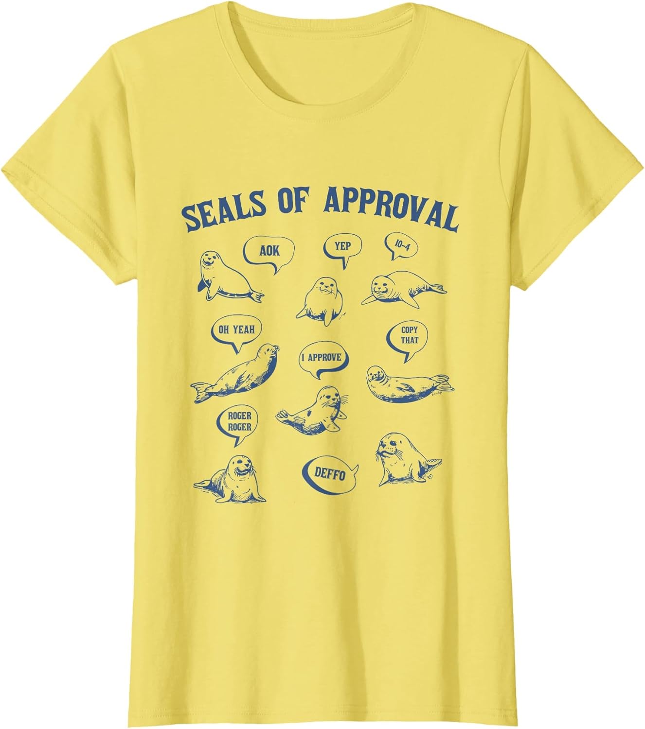 Seals of Approval Shirt Sarcastic Pun Funny Joke