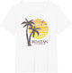 Vintage Roatan Honduras Beach Sunset Souvenir