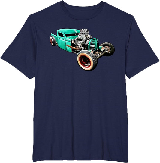 Rust Bucket Outline Funny Hot Retro Rod Diesel Cars Gift Men