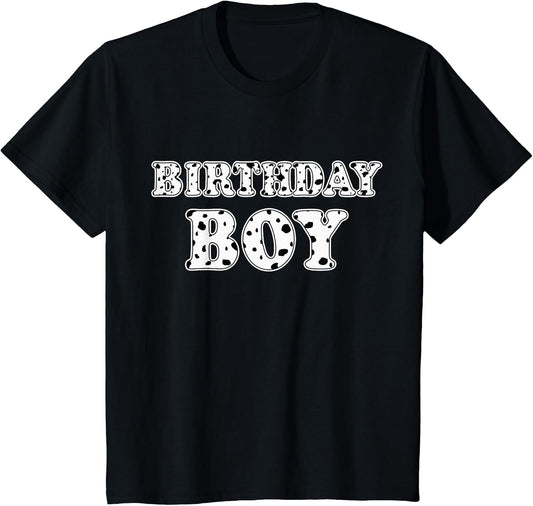 Dalmatian Birthday Boy Dalmatian Spots Print Birthday