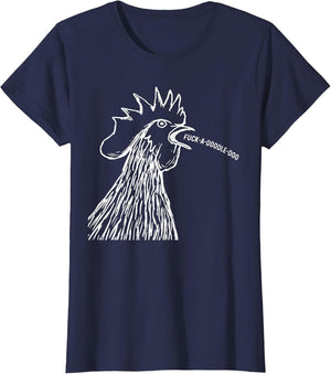 Chicken Saying Fuck-A-Doodle-Doo Rooster Funny