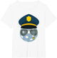 Funny Police Officer Pickleball Lover Player Coach Fan