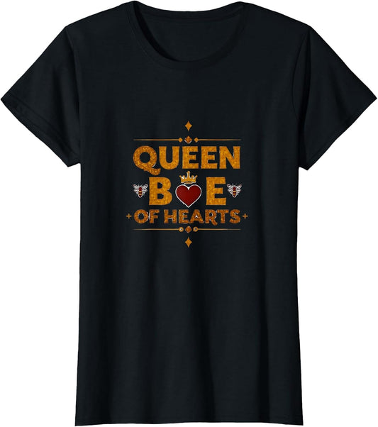 Queen Bee of Hearts Playing Card Design
