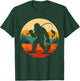 Bigfoot Fishing Funny Retro Sasquatch Fisherman Fish Lovers