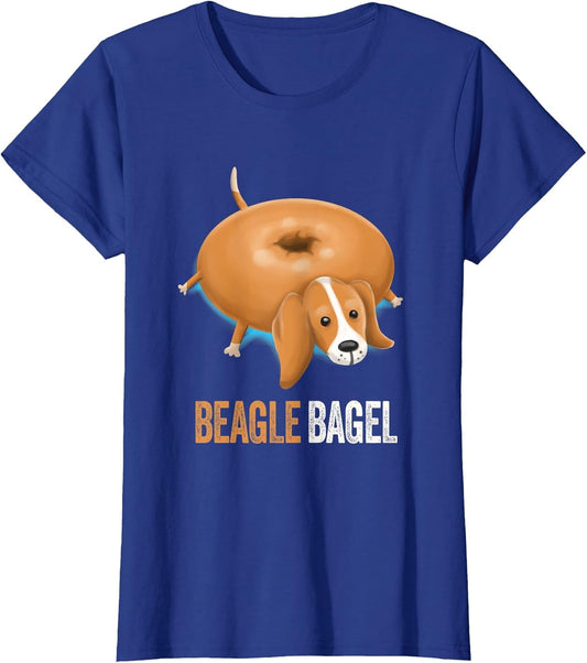 Beagle Dog Bagel Bread Pun Funny Animals