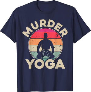 Vintage Jiu Jitsu Shirt Brazilian Jiu Jitsu Murder Yoga BJJ