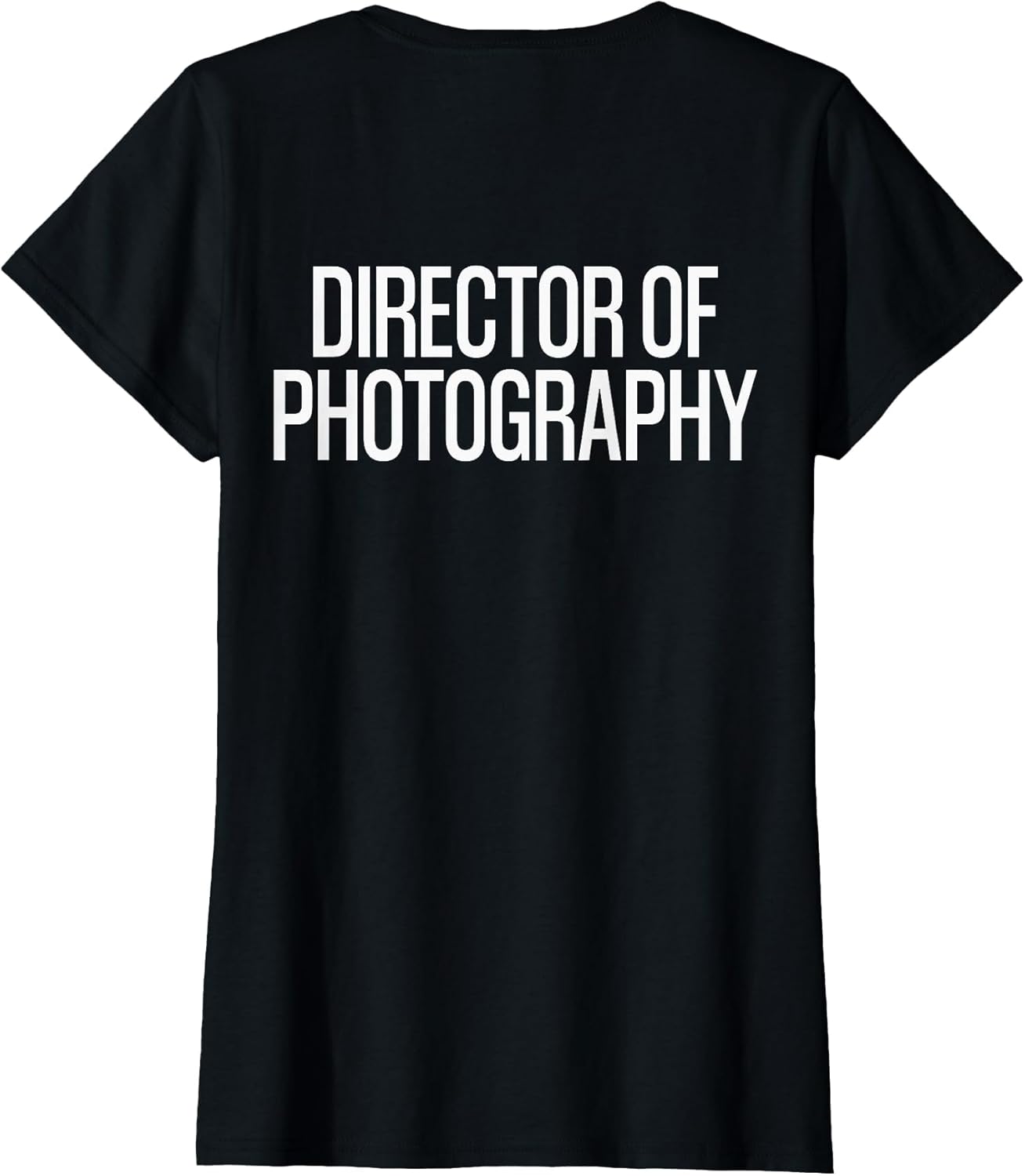 Bold Director of Photography Text Print ON Back | Film Crew