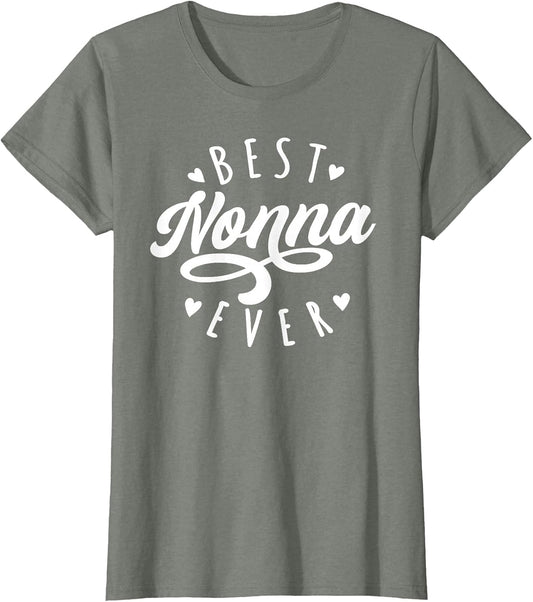 Best Nonna Ever Modern Calligraphy Font Mother's Day Nonna