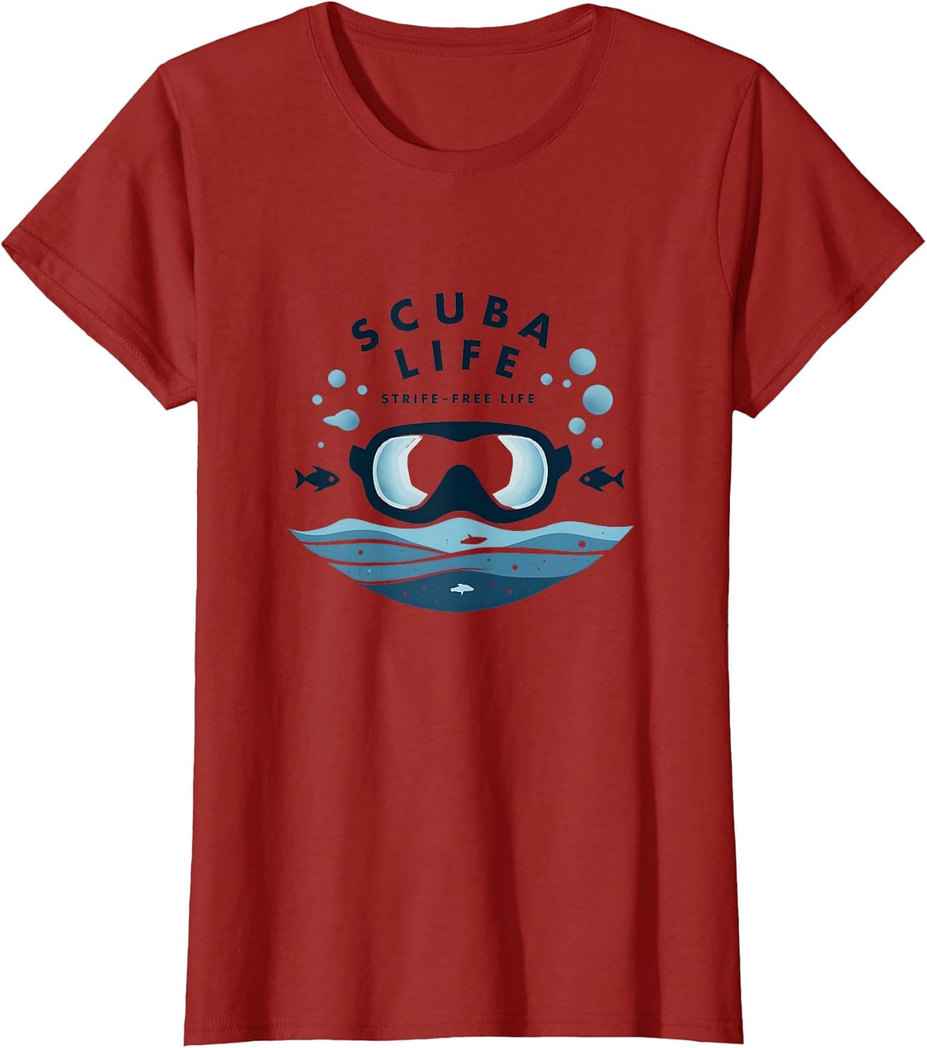 Scuba Life Strife-Free Life Diving Design