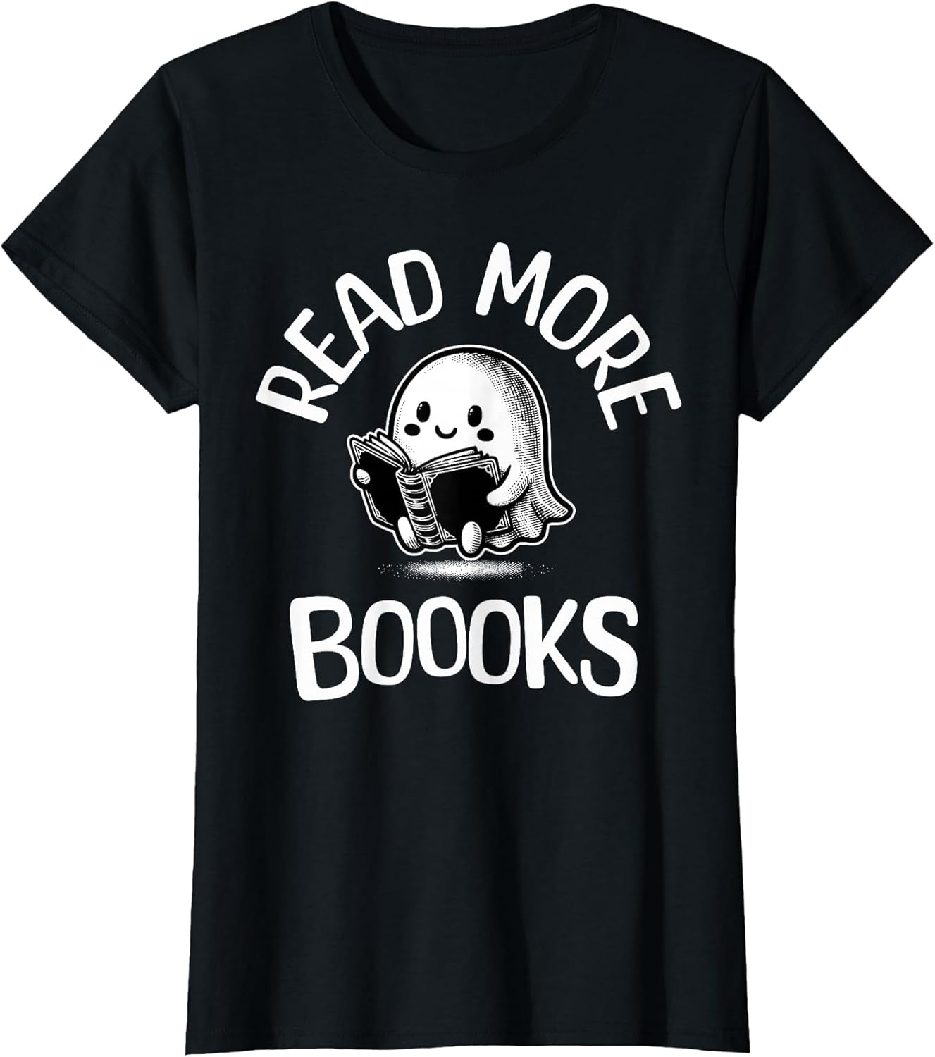 Vintage Halloween Teacher Women Reading Read More Books