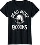 Vintage Halloween Teacher Women Reading Read More Books
