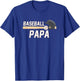 Baseball Papa Fathers Day Baseball Grandpa