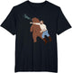 Funny Man Punching Bear Vintage