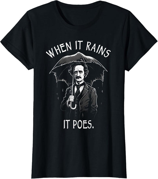When It Rains It Poes, Funny Edgar Allan Poe