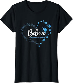 Lymphedema Awareness Butterfly Believe