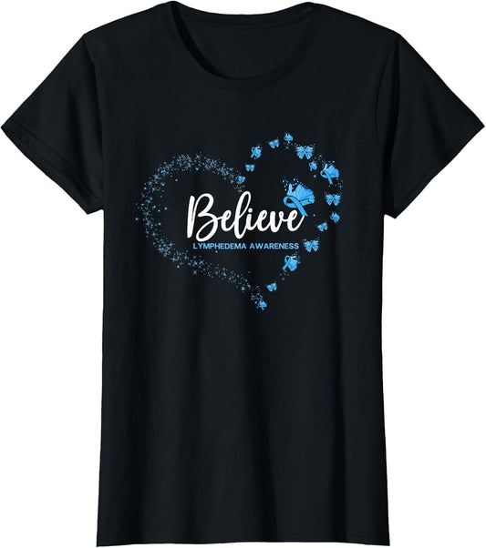 Lymphedema Awareness Butterfly Believe