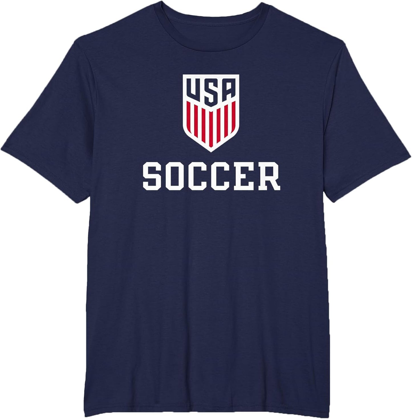 United States Soccer Icon Navy USMNT Officially Licensed , Men's Big and Tall, Navy Blue, 3X Tall