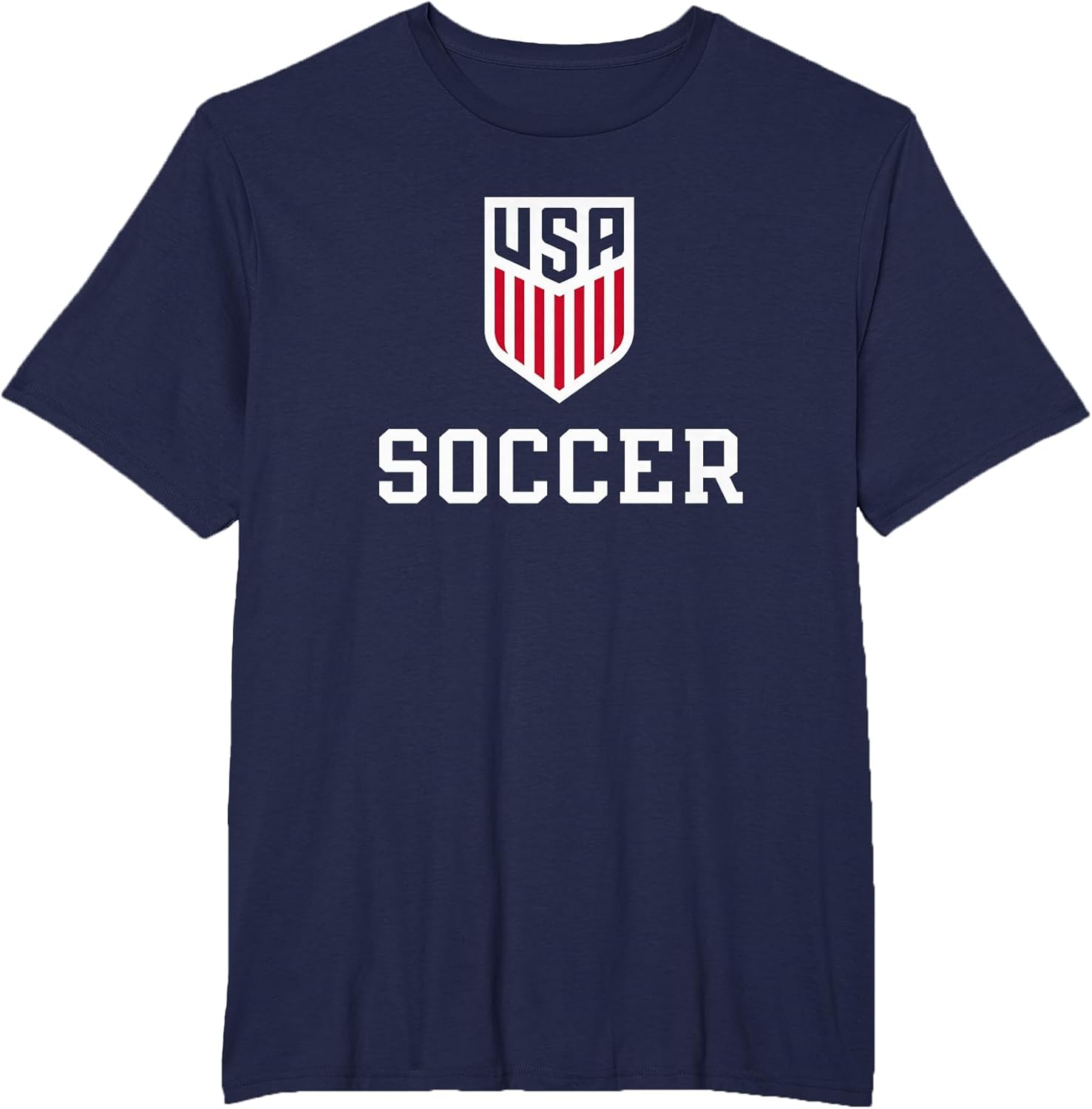 United States Soccer Icon Navy USMNT Officially Licensed , Men's Big and Tall, Navy Blue, 3X Tall