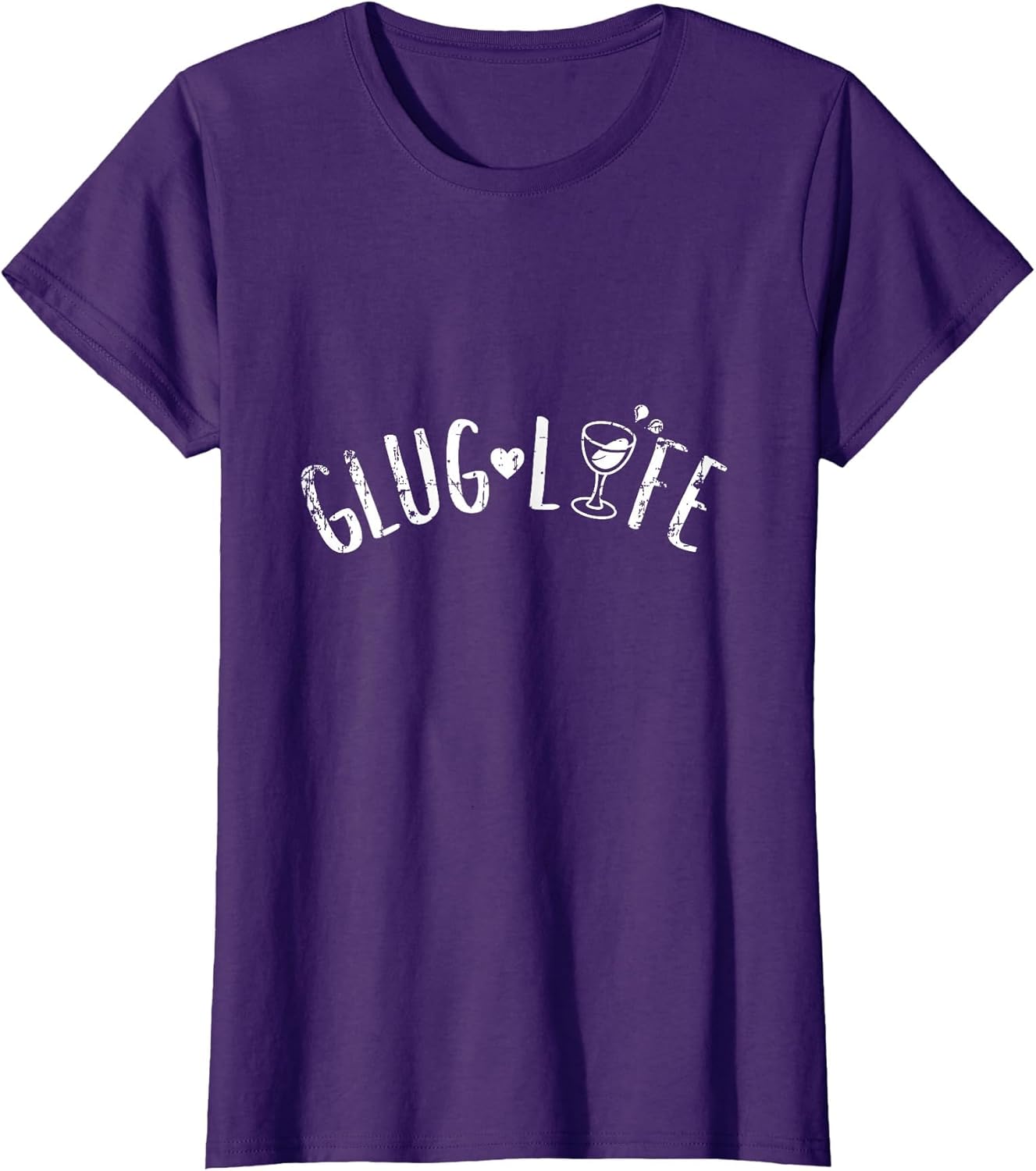 Distressed Funny Wine Drinking Humor Wine Lovers Glug Life