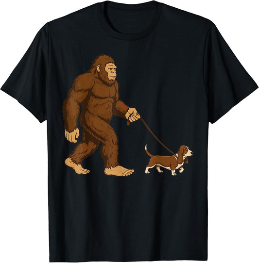 Bigfoot Basset Hound Retro