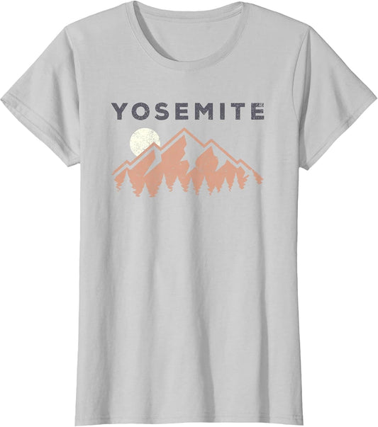 Retro Yosemite California Established 1890 National Park