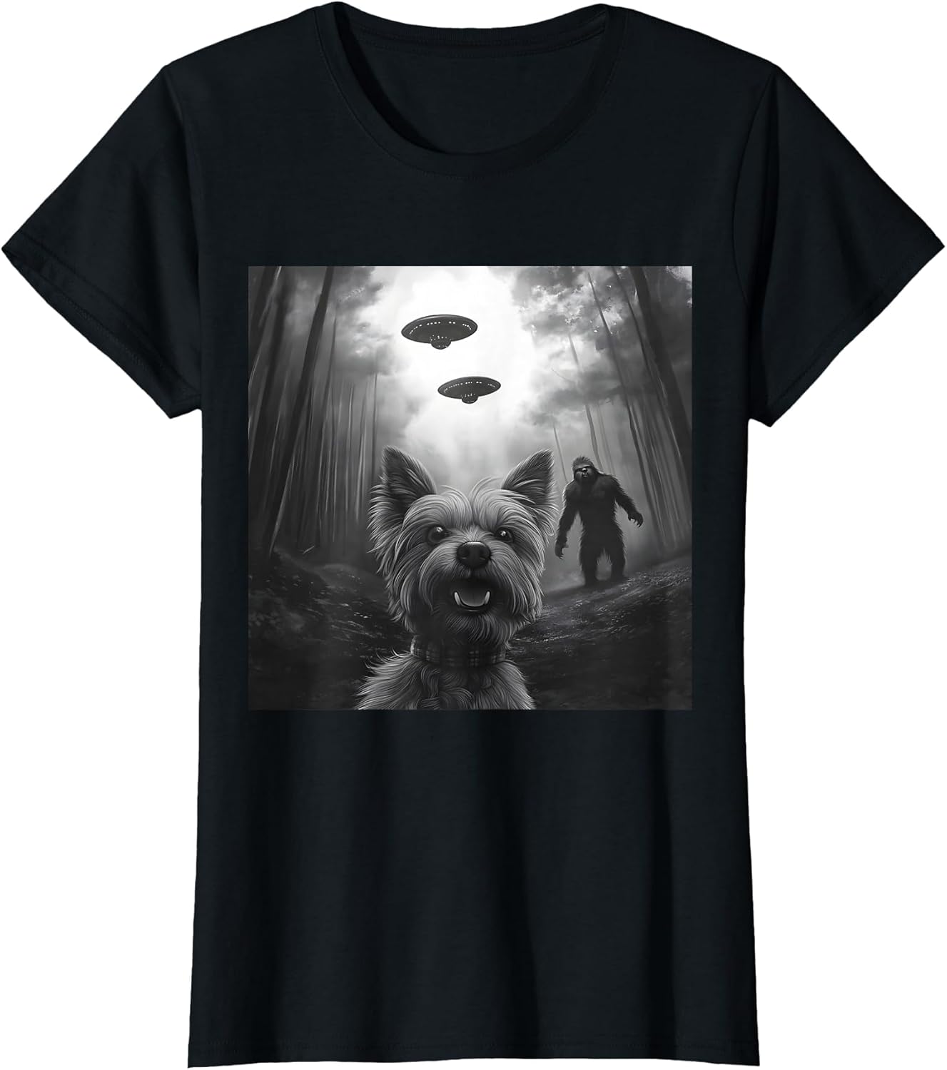 Yorkie vs. Bigfoot – Funny Yorkshire Terrier Alien Encounter