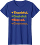 Thankful Grateful Blessed Grammy Grandma Family Fall Funny
