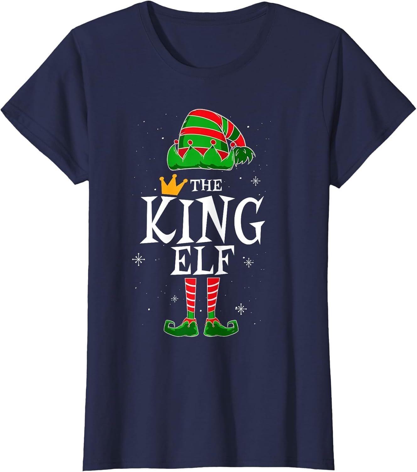 King Elf Group Matching Family Christmas Holiday Dad Funny