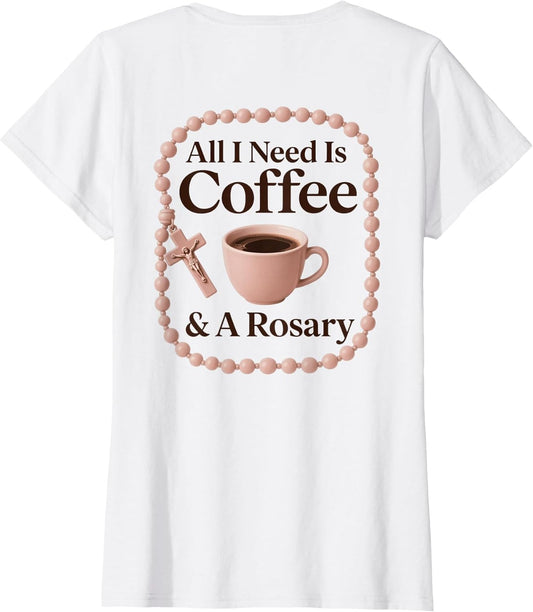 Coffee and Rosary - Funny Catholic Saying