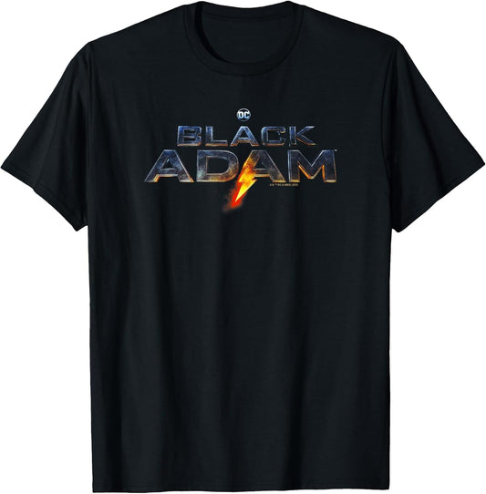 Black Adam Detailed Lightning Glow Logo