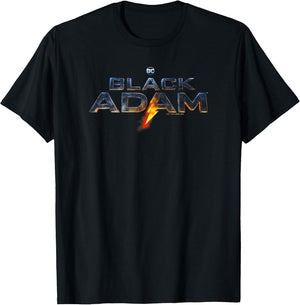 Black Adam Detailed Lightning Glow Logo