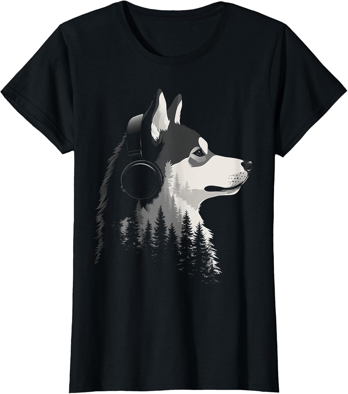Siberian Husky Dog Pet Music Headphone Siberian Husky
