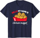Hello My Name is Chicken Nugget Costume Kids Chicken