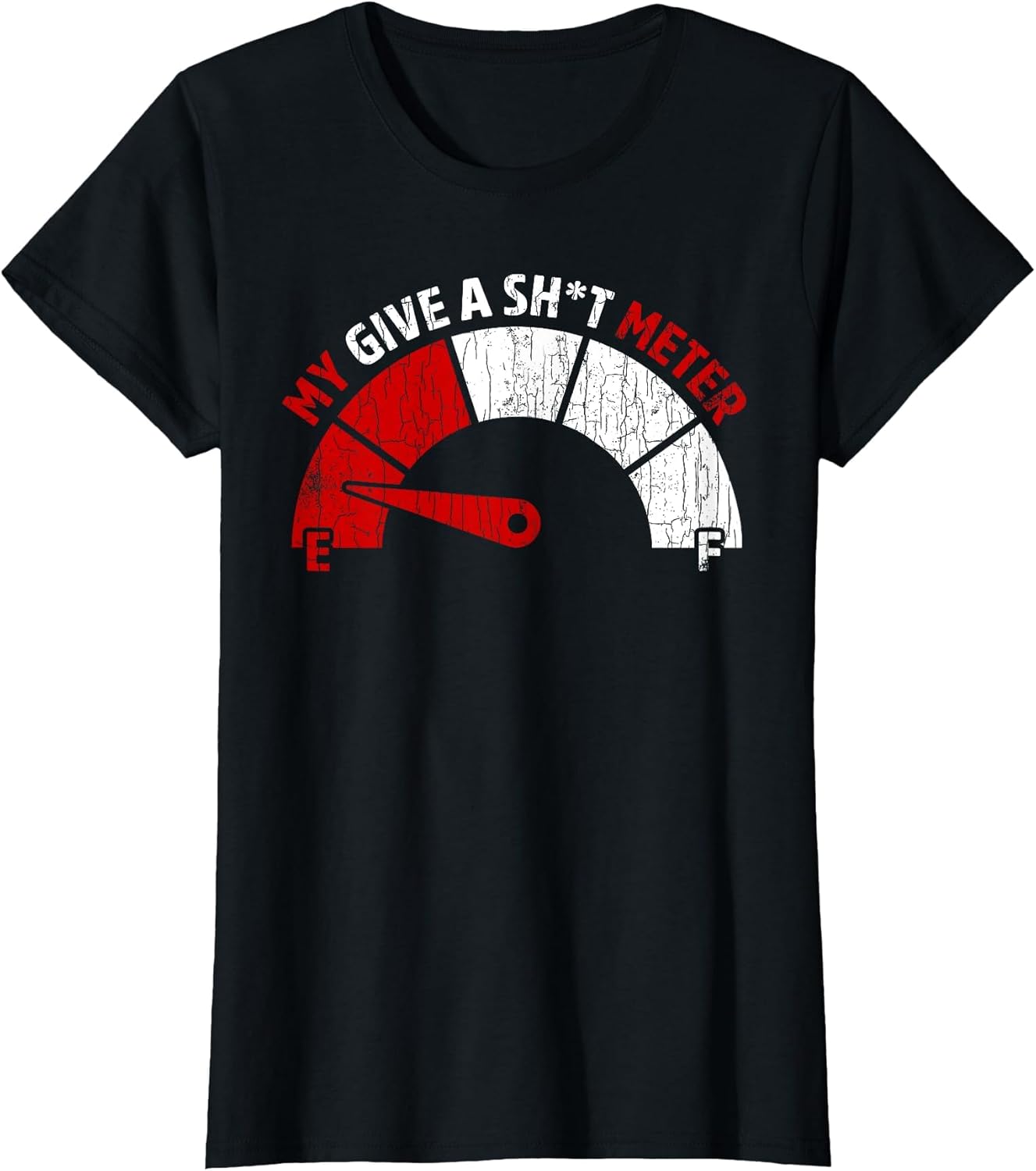 Give A Shitometer Funny Sarcastic Sarcasm Graphic