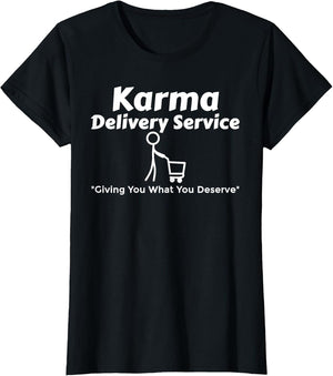 Karma Delivery Service Get What You Deserve Shopping Cart