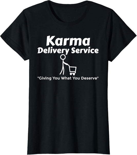 Karma Delivery Service Get What You Deserve Shopping Cart