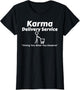 Karma Delivery Service Get What You Deserve Shopping Cart