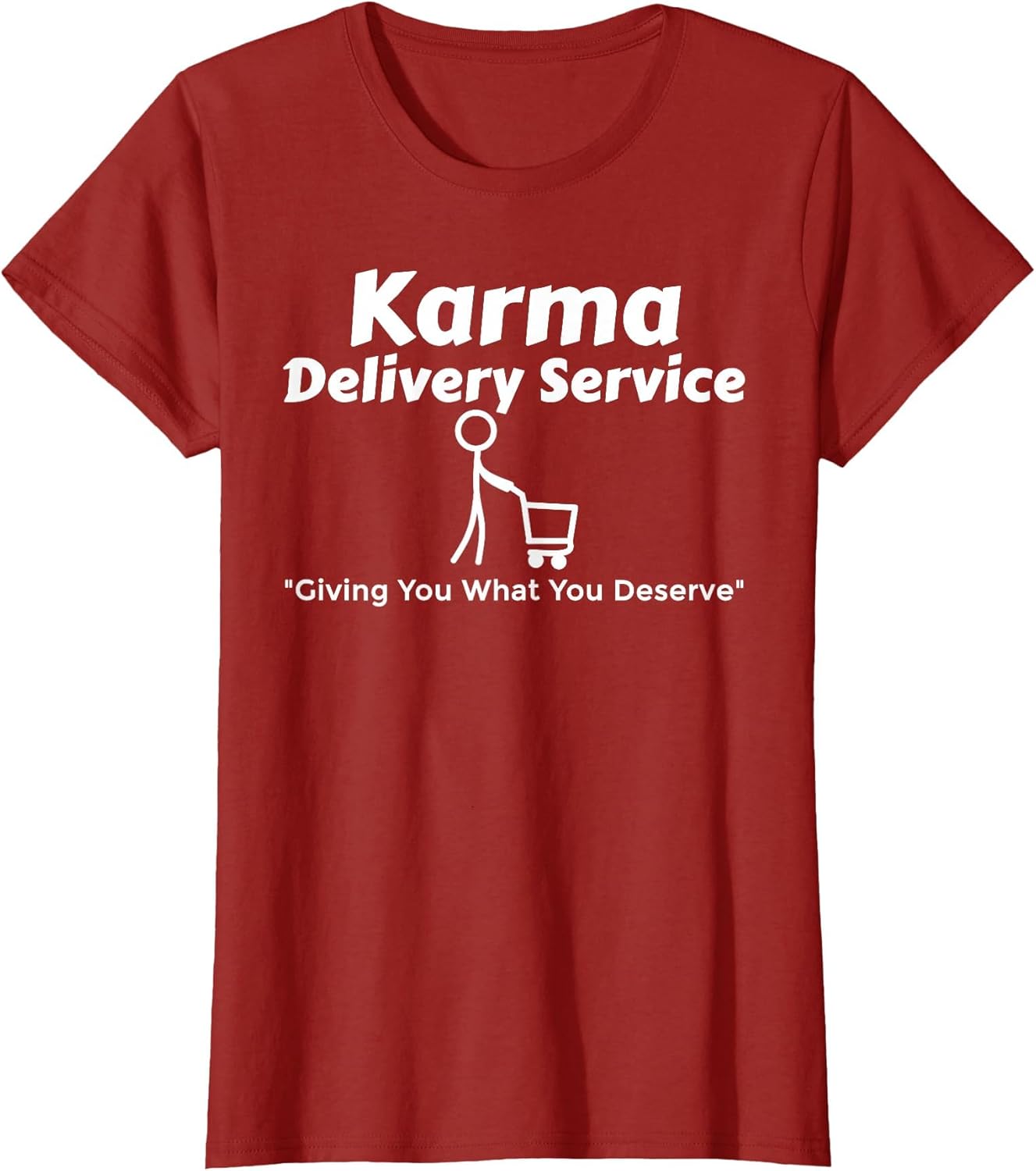 Karma Delivery Service Get What You Deserve Shopping Cart
