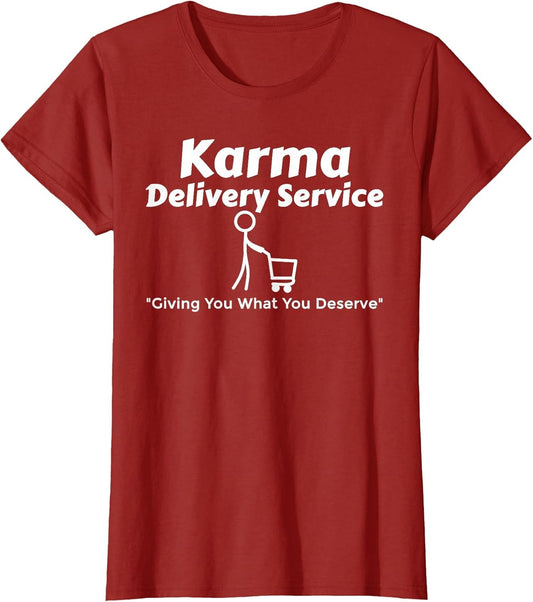 Karma Delivery Service Get What You Deserve Shopping Cart