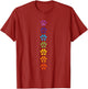 7 Chakras Puppy Paw Print Cute High Vibe Conscious