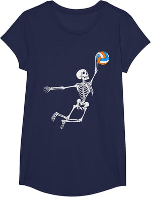 Skeleton Volleyball Halloween Costume Boys Teens Girls Kids